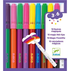 Sada fixiek Djeco Magické fixky – 10 magic felt-tips
