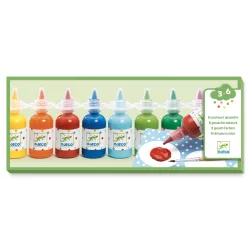 Djeco Gouache tekuté farby, 8 farieb