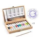 Djeco Design by Umelecká dielňa Sada na maľovanie - 12 Gouaches Artist’s box