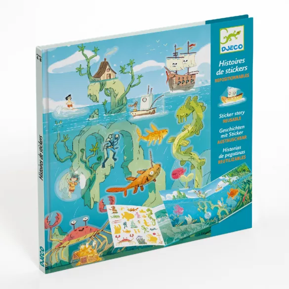 Djeco Design by Matricás tkanie rozprávok Dobrodružstvá na mori - Adventures at sea