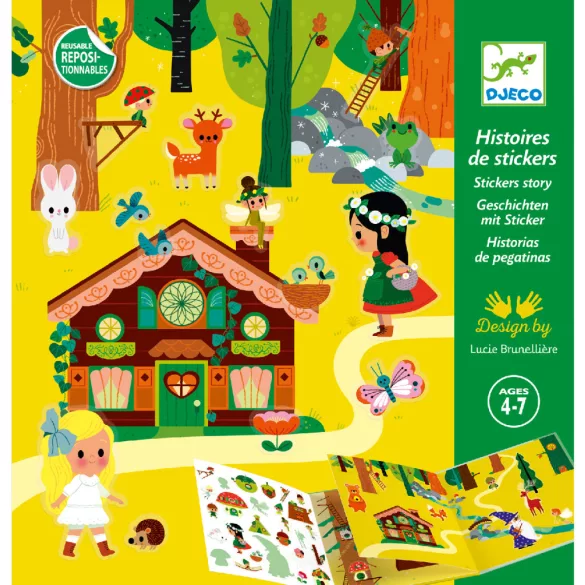 Djeco: Design by Matricás rozprávkové tkanie Čarovný les - The magical forest