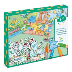   Djeco Kolážová dielňa – Svet, ktorý treba vytvoriť, zvieratá – A world to create, animals