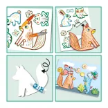 Djeco Kolážová dielňa – Svet, ktorý treba vytvoriť, zvieratá – A world to create, animals