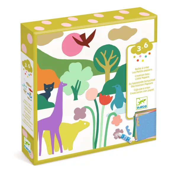 Djeco Design by Kollázs műhely Malé papierové tvary – Little papers