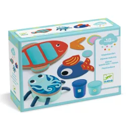   Djeco Design by Sada na modelovanie z plastelíny Moje morské stvorenia - Myseacreatures