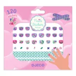 Djeco Design by Nálepky na nechty Kvetinová záplava – Petite fleur