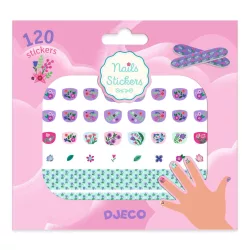   Djeco Design by Nálepky na nechty Kvetinová záplava – Petite fleur