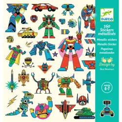 Djeco Nálepky Roboty - Robots