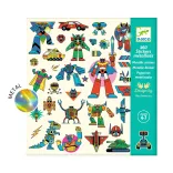 Djeco Nálepky Roboty - Robots