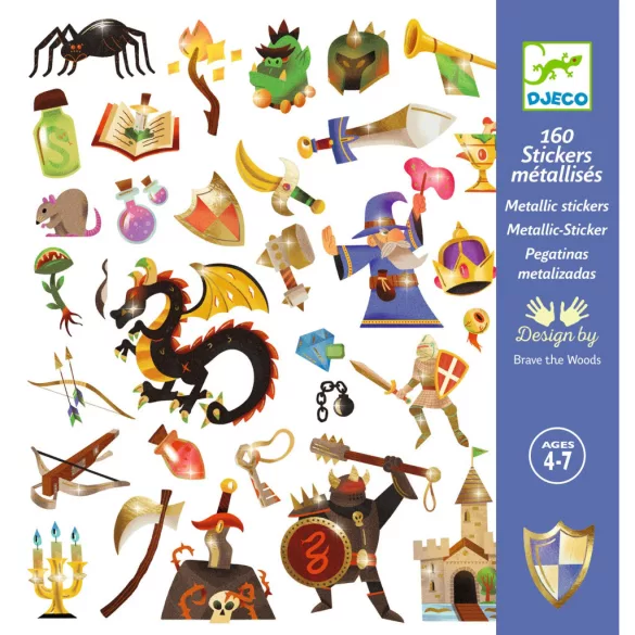 Djeco Design by Matricák Stredoveký svet fantázie - Medieval fantasy