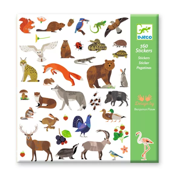 Djeco Nálepky Zvieratá – Fauna