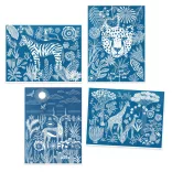 Djeco Design by Umelecký ateliér Noc na savane - Night-time in the Savannah