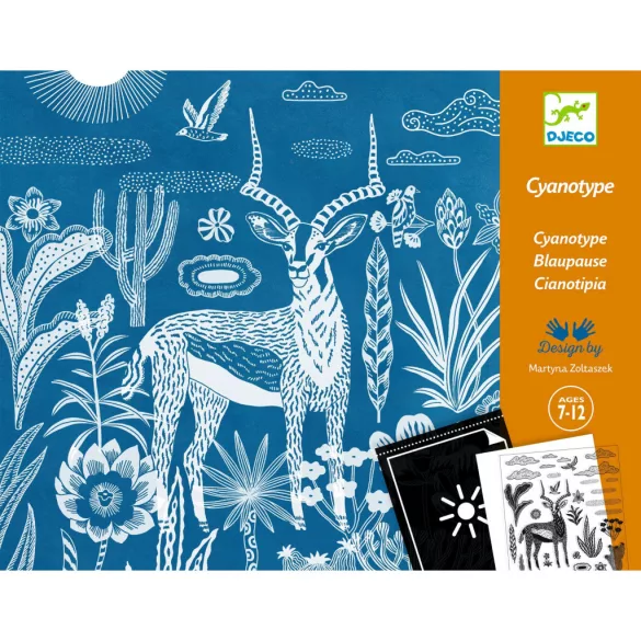 Djeco Design by Umelecký ateliér Noc na savane - Night-time in the Savannah