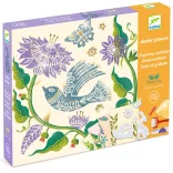 Djeco Umelecká dielňa Tlač kvetu mučenky - Passionflower
