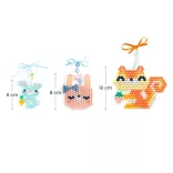 Djeco Artistic Aqua Sada na vytváranie obrazov z perličiek Chlpatí priatelia - Furry friends