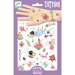   Djeco Samolepky na tetovanie Rozprávkové priateľky - Fairy friends