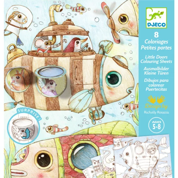 Djeco Design by Prekvapenie – omaľovánky Malove cesty – Malo’s trip