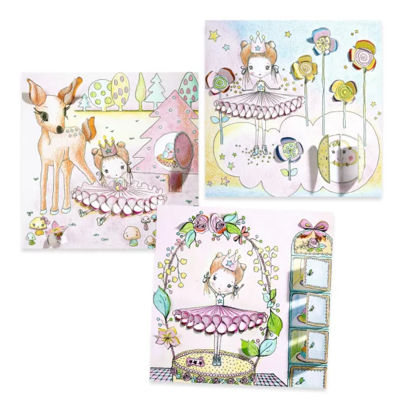 Djeco Design by Prekvapenie – omaľovánky Pupiho dvierka – Pupi's little doors