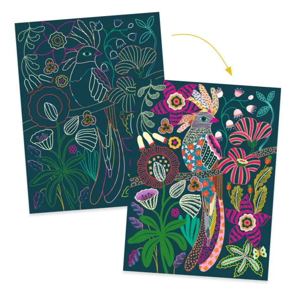 Djeco Design by Karckép technika Farebný raj – Rococo