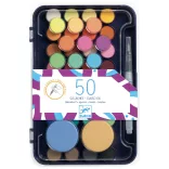 Djeco Gouache farby v tubách – Umelecká paleta