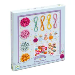   Djeco Navliekanie korálok Vres a figúrky - Beads and figurines