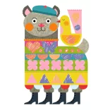 Djeco Design by Šablóny na vyfarbovanie Upravené a veselé - Neat but fun