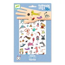   Djeco Samolepky na tetovanie Roztomilé a vtipné - Little critters