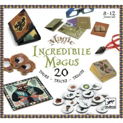   Djeco Kúzelnícka sada Neuveriteľný kúzelník 20 trikov - Incredibile Magus