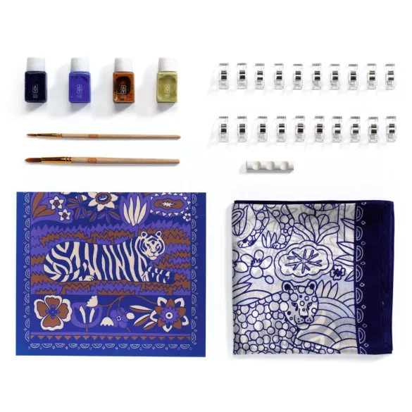 AGA Ateliér 10 Maľovanie na hodváb Tigre - Atelier 10 Silk Painting