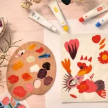 AGA Ateliér 23 Miešanie farieb Zátišie - Atelier 23 Colour Mixing