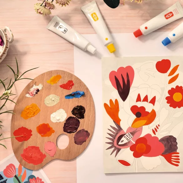 AGA Ateliér 23 Miešanie farieb Zátišie - Atelier 23 Colour Mixing