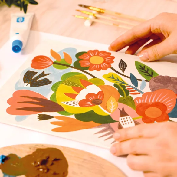 AGA Ateliér 23 Miešanie farieb Zátišie - Atelier 23 Colour Mixing