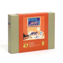   AGA Ateliér 47 Gélová tlač V noci a cez deň - Atelier 47 Gel Printing
