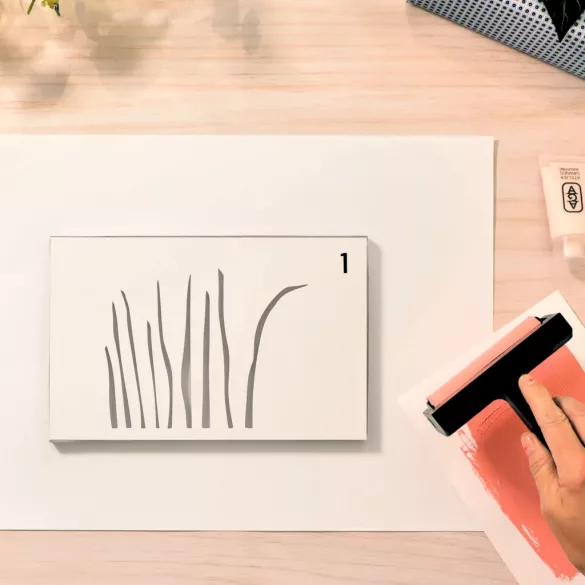 AGA Ateliér 47 Gélová tlač V noci a cez deň - Atelier 47 Gel Printing