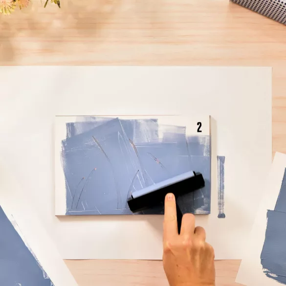 AGA Ateliér 47 Gélová tlač V noci a cez deň - Atelier 47 Gel Printing