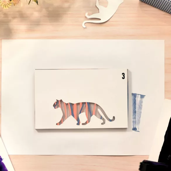 AGA Ateliér 47 Gélová tlač V noci a cez deň - Atelier 47 Gel Printing
