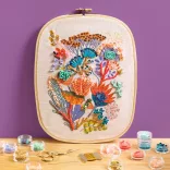 AGA Ateliér 58 Vyšívanie korálkami Kvetina z korálok - Atelier 58 Beadwork