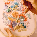 AGA Ateliér 58 Vyšívanie korálkami Kvetina z korálok - Atelier 58 Beadwork