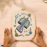 AGA Ateliér 59 Vyšívanie korálkami Korálkový vták - Atelier 59 Beadwork