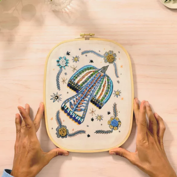 AGA Ateliér 59 Vyšívanie korálkami Korálkový vták - Atelier 59 Beadwork