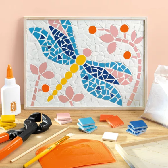 AGA Atelier 72 Mozaikový obraz Vážka - Atelier 72 Mosaic