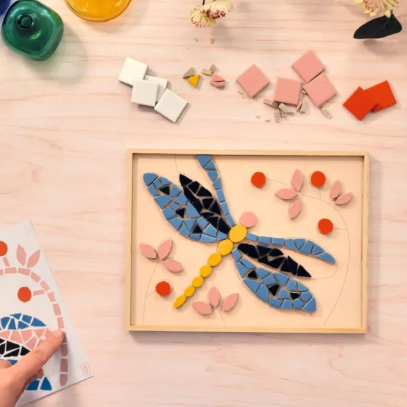 AGA Atelier 72 Mozaikový obraz Vážka - Atelier 72 Mosaic