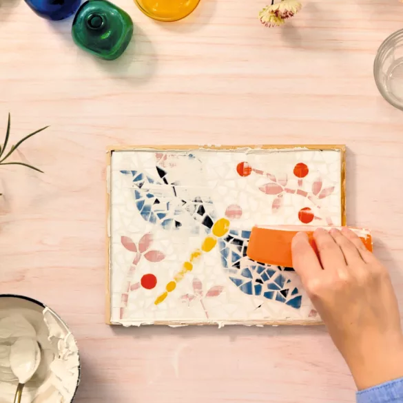 AGA Atelier 72 Mozaikový obraz Vážka - Atelier 72 Mosaic