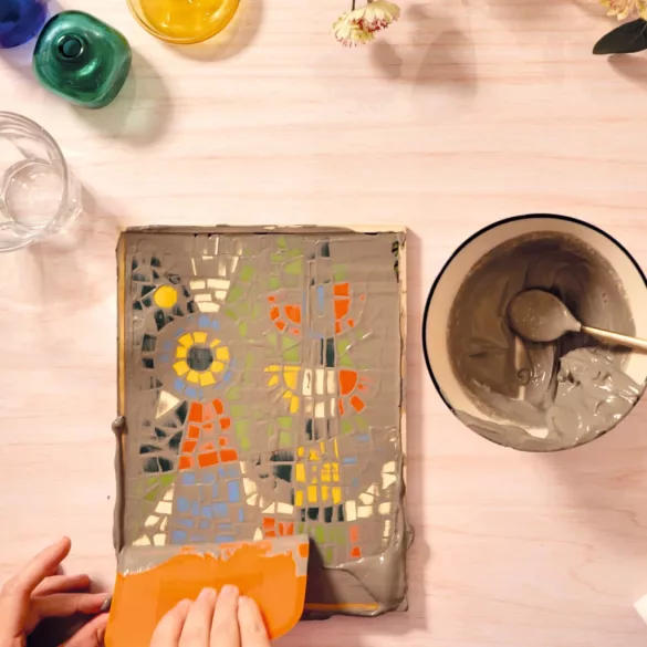 AGA Ateliér 73 Mozaika Páv - Atelier 73 Mosaic