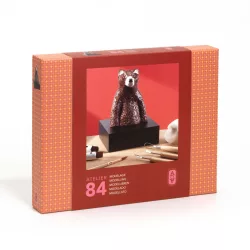   AGA Ateliér 84 Hlinená socha Medveď - Atelier 84 Modelling