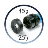 Detský ďalekohľad Navir Explorer Telescope 15-25x35 so statívom