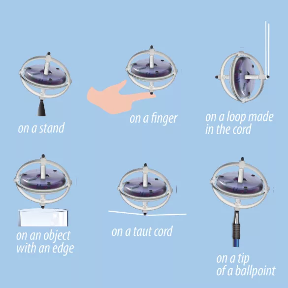 Navir Ledes zázračný gyroskop - UFO Lighting Gyroscope