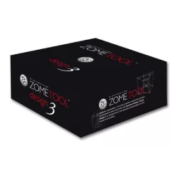   ZomeTool Vedecká stavebnica – ZomeTool v čiernej a bielej – Design 3