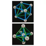ZomeTool Vedecká stavebnica – Zelené tyčinky – Green Lines