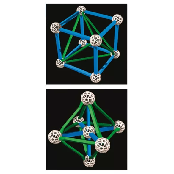 ZomeTool Vedecká stavebnica – Zelené tyčinky – Green Lines